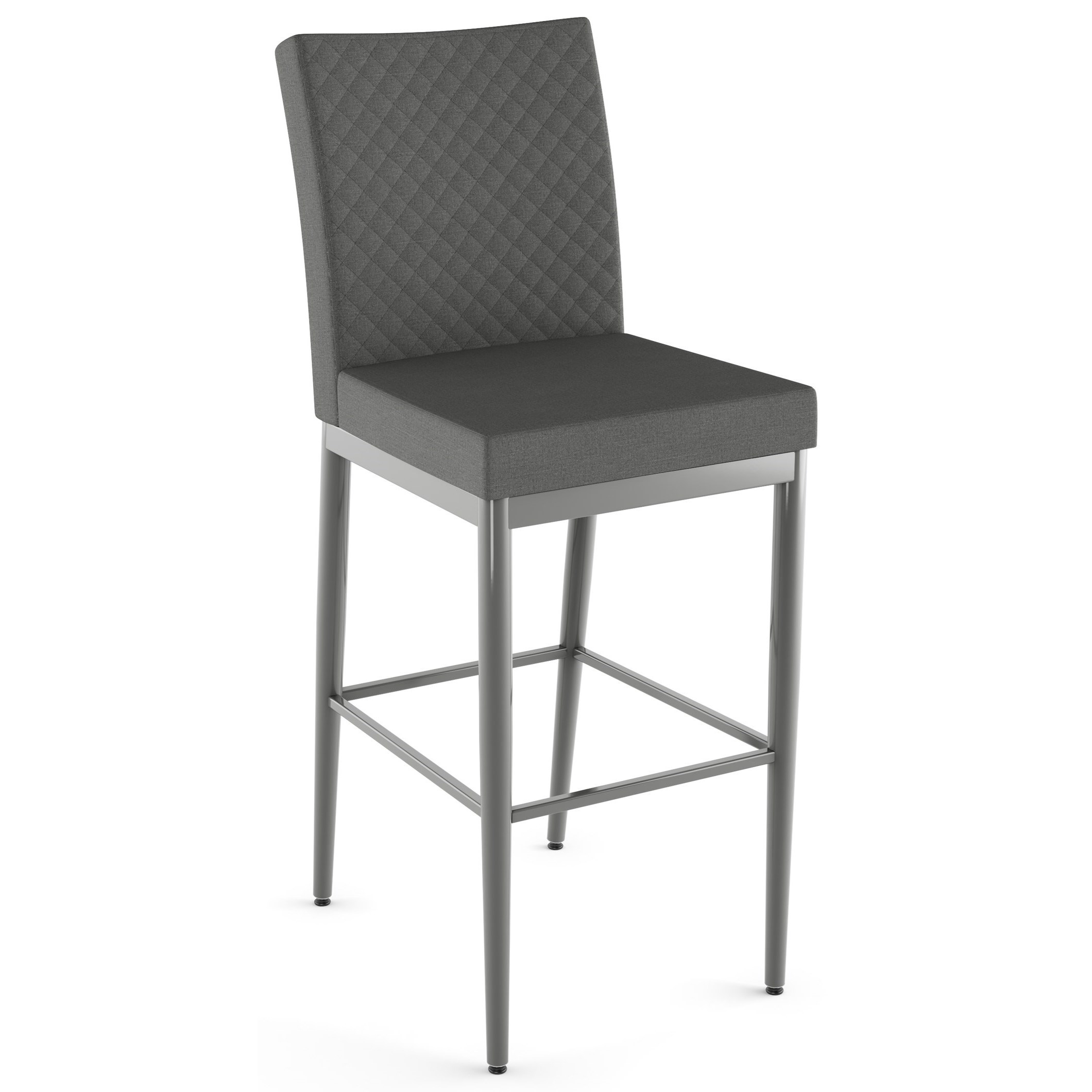 Amisco Urban Customizable 26" Melrose Counter Stool w/ Quilted Fabric